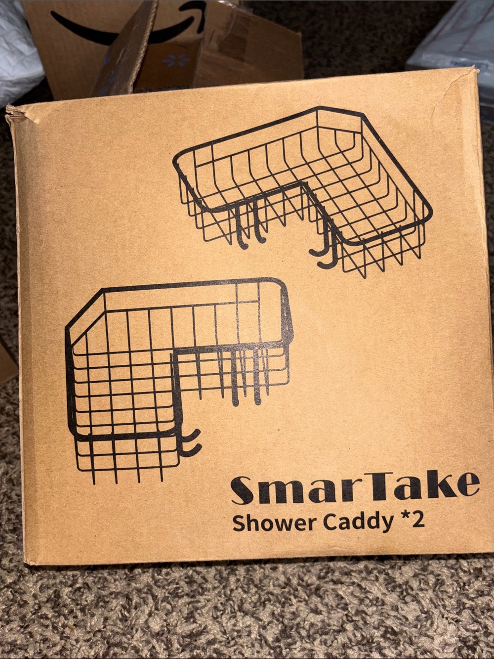 SmarTake Shower Caddy Set - Black